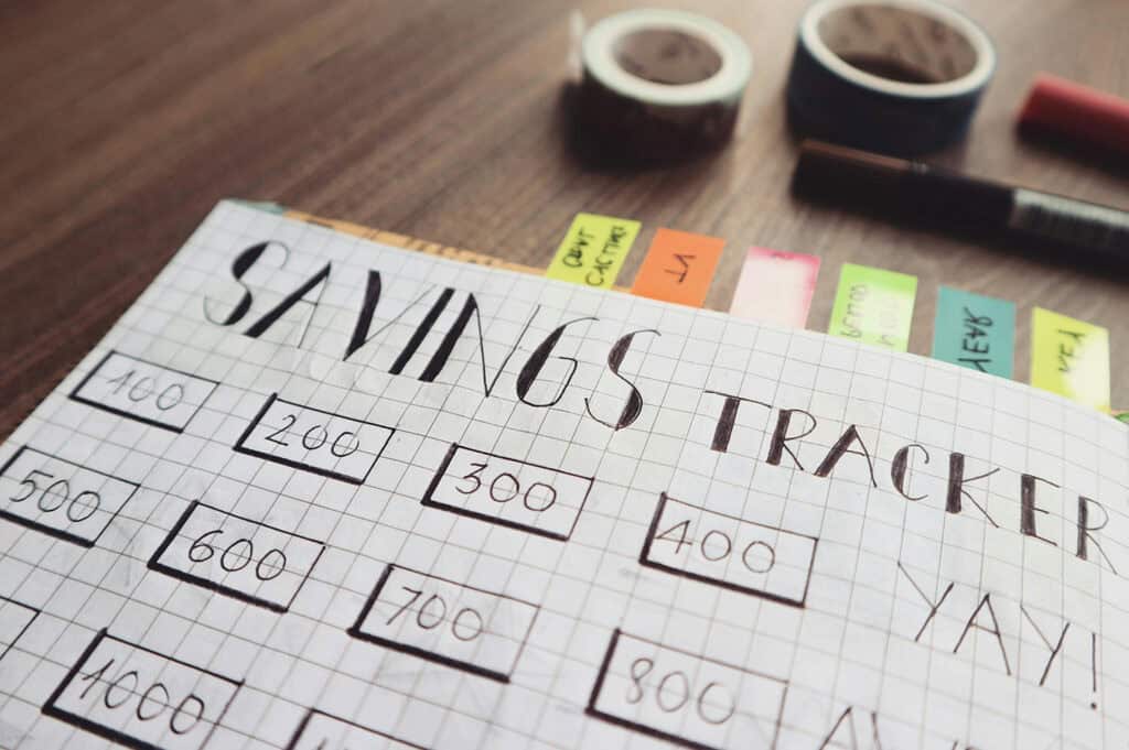 Boost savings by setting goals with a money tracker.